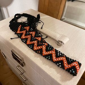 Hand-made Headband/Choker design 🧡🖤